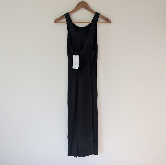 Theory Black Ottoman Midi Dress - Picture 5 of 7